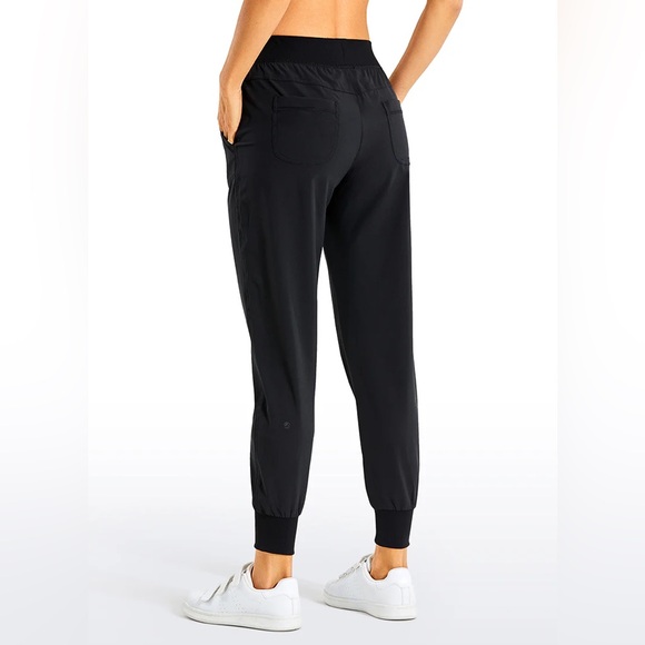Feathery-Fit Drawstring Jogger with Pockets 28'' - Flat Waistband - Picture 2 of 6